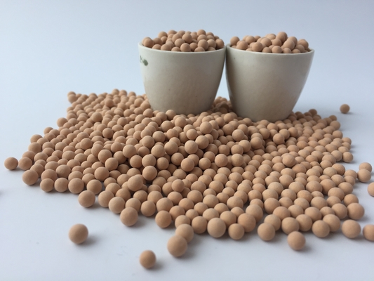 Kalite  Granular 4A Molecular Sieve Desiccant With Compressive Strength 85N For Desiccation fabrika