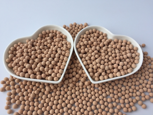 Bej Moleküler Eleme 5A Parçacık Boyutu 2,0 - 5,0 mm Gözenek Hacmi ≥0,35cm3/G