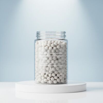 Yüksek emişim kapasitesi 2*58s emişim hızı ve 400°C'ye kadar termal istikrarlı moleküler filtre emici