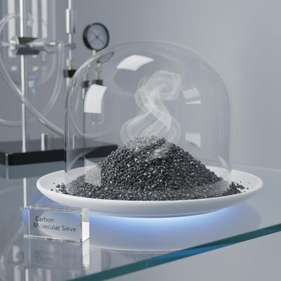 Yüksek Azot Verimli Karbon Moleküler Elek CMS-220 Mikro Gözenekli Hava Ayırma ve 1.1-1.2mm Boyutlu