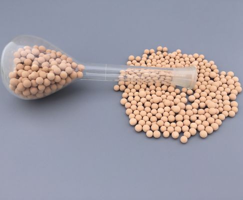 Nem içeriği ≤1,0% Gaz kurutma için 100N basınç dayanıklılığı ve 400°C'ye kadar termal istikrarlı moleküler filtre emici